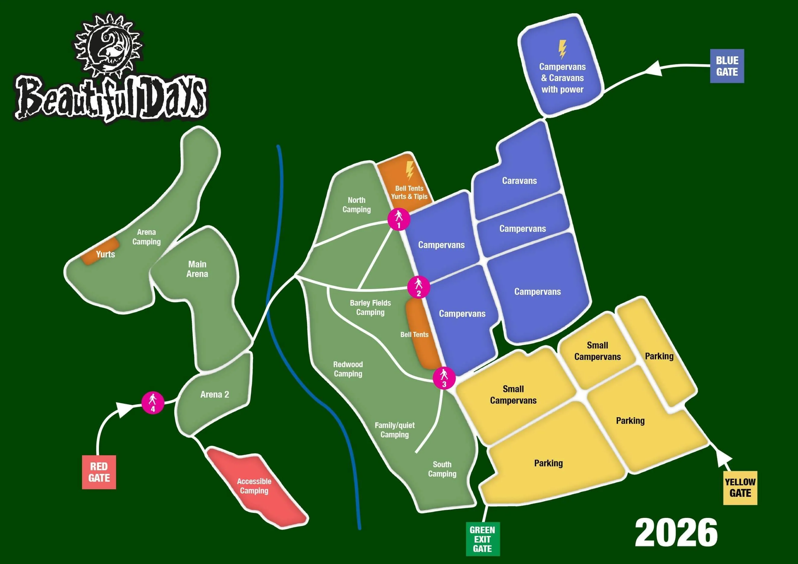 *Blue Campervan 2026 Pass (8m x 6m Pitch) £120 + Adult Weekend Ticket £210 - Image 3