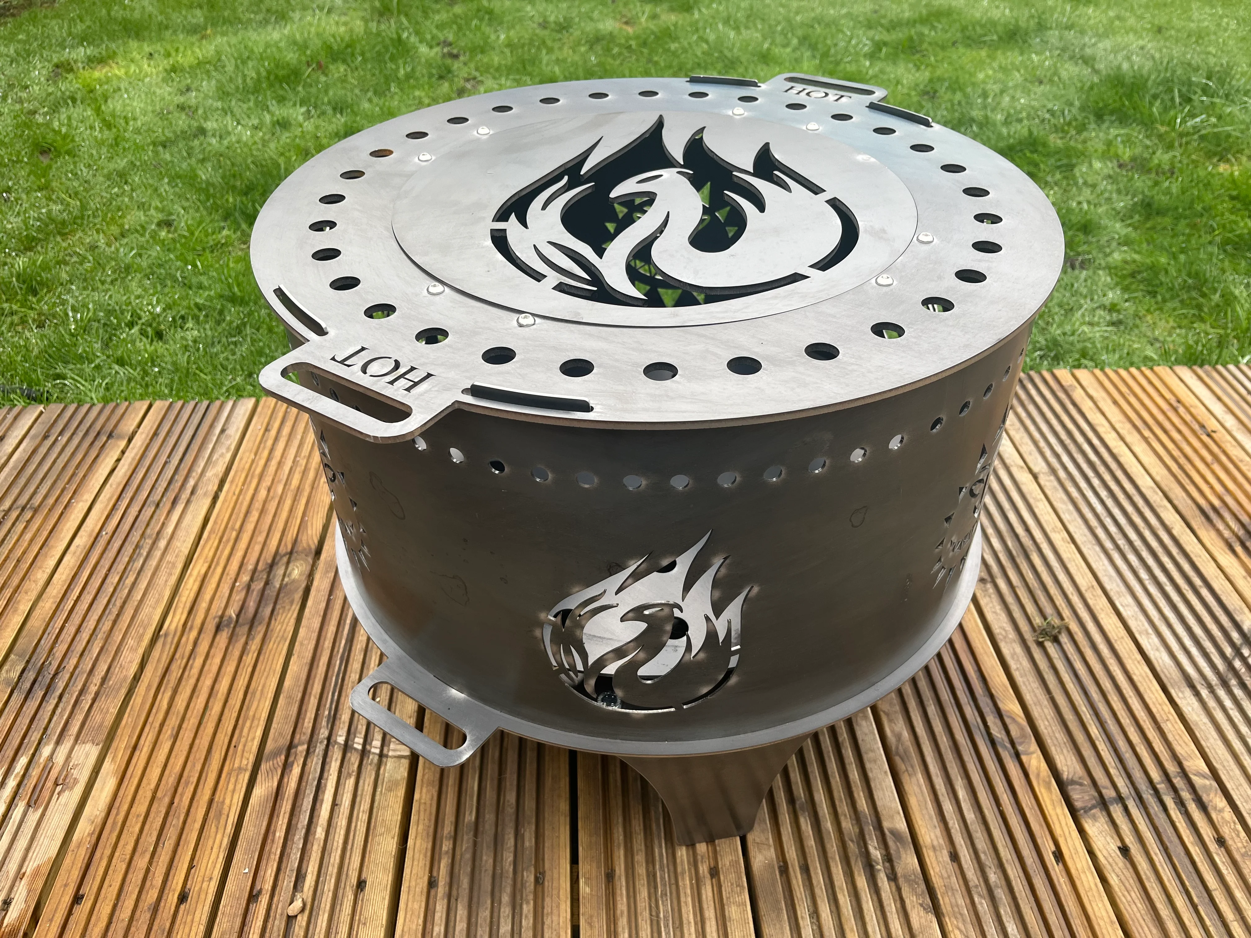 Levellers Sun Face & Phoenix Fire Pit - Image 10
