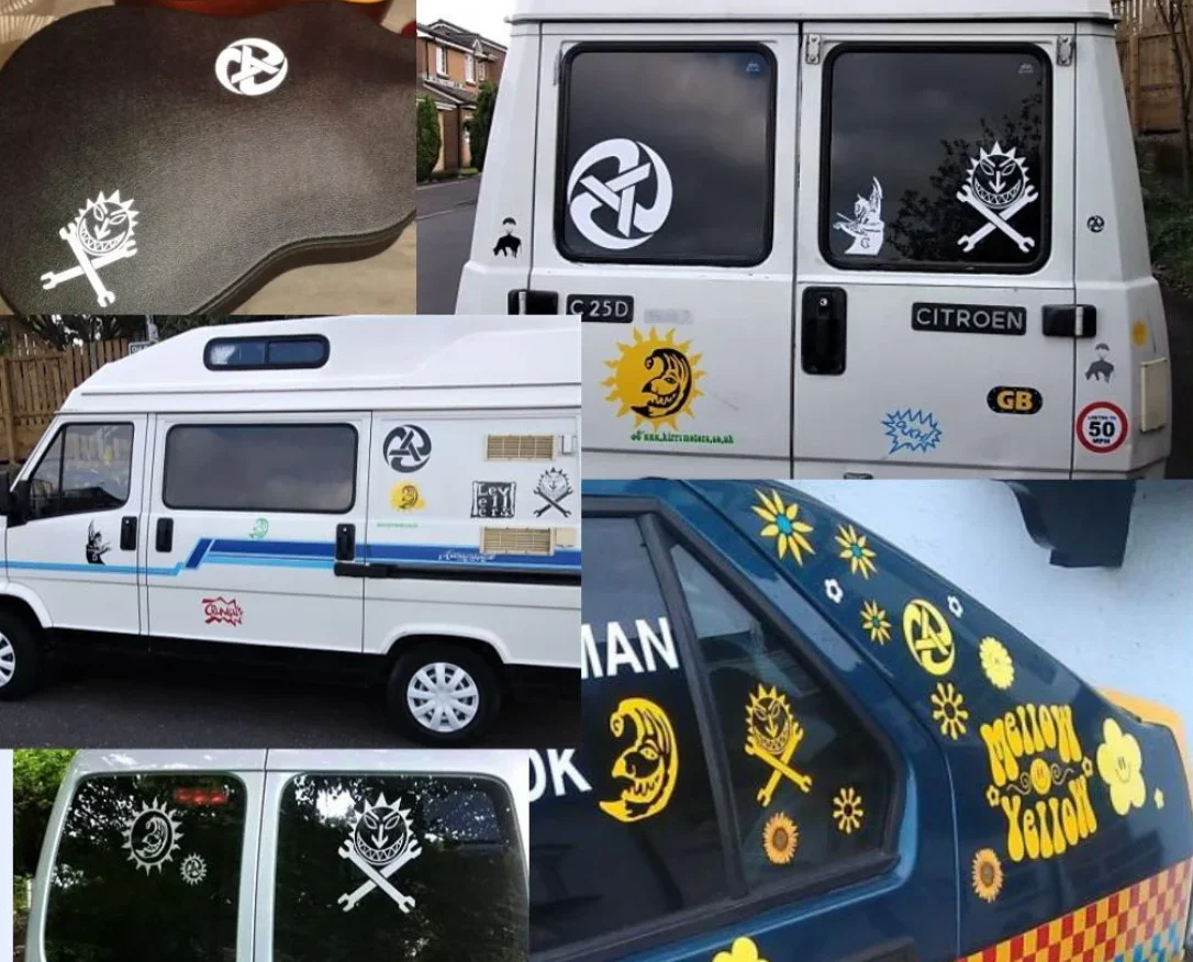 Levellers Vehicle Decal Extra Large Sun Face - Image 5