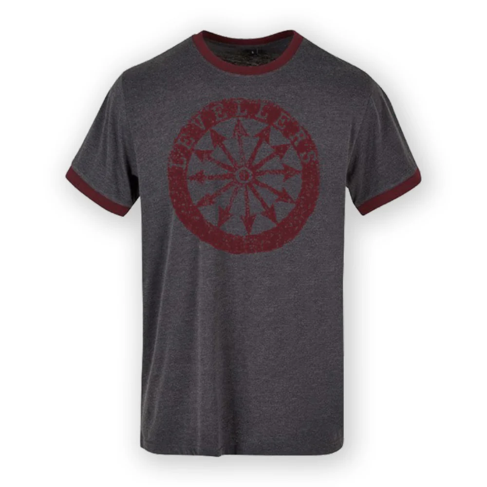 TS - Chaos -Cherry/Charcoal Medium & 2XL only